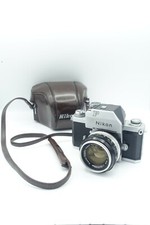 Nikon F Photomic T SLR 35mm film Camera with Nikkor-S Auto 50mm F1.4 Lens  Case