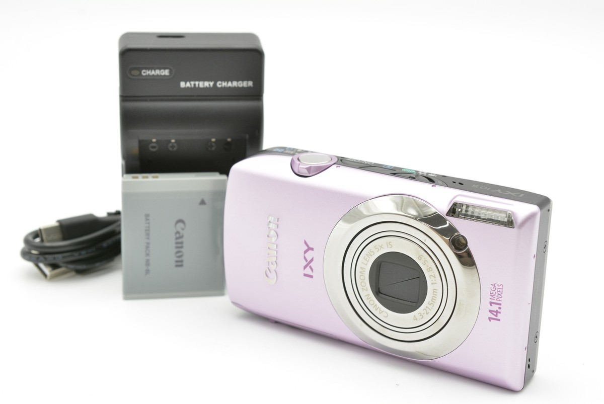 Canon IXY 10S PowerShot Pink Body Compact Camera from Japan (m0215 