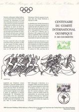 Document Philatélique 1er Jour : 32 1994 - Comité Olympique