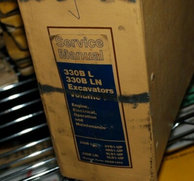 CATERPILLAR 330B L LN Crawler Excavator Repair Shop Service Manual operator book