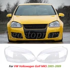 For VW MK5 Rabbit Jetta 06-09 R32 Front Headlight Lens Headlamp Clear Cover