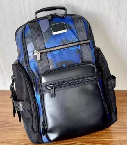 Mochila Tumi Alpha Bravo Shepherd Deluxe Brief Pack 232389 NVYCM Azul NUEVO - Imagen 1 de 5