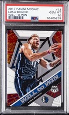 2019 PANINI MOSAIC WILL TO WIN #13 LUKA DONCIC PSA 10