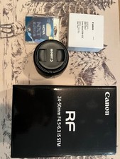 Canon RF 24-50mm f/4.5-6.3 IS STM Lens w/ Lens Hood & UV Filter - 5823C002