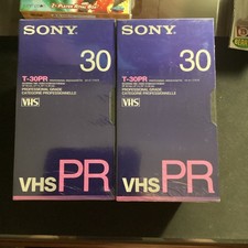 Sony T-30PR Professional Grade Videocassette VHS  