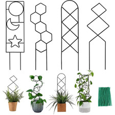 Metal Climbing Plant Trellis Support Frame Garden Stake for Indoor Outdoor Pots