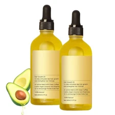Natural Hair Growth Oil, Veganic Organic Natural Hair Growth Oil 120ml