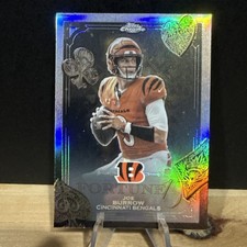 2025 Topps Chrome Football- Joe Burrow Fortune 15 Refractor #F15-5 Bengals