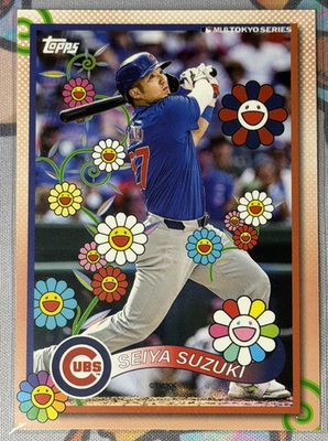 #ad #ad 🔥 2025 Topps Tokyo Series Takashi Murakami SEIYA SUZUKI #2 MLB Chicago Cubs $2.00