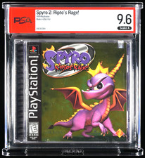 Spyro 2: Ripto's Rage (PS1, Playstation 1) WATA 9.6 A Graded New FOIL 1ST PRINT!