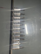 Vintage 11pc 1/4 DR. HEX & SCREWDRIVER BITS (...