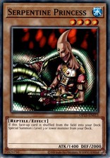 Serpentine Princess Common WATER Unlimited OTS Tournament Pack 25 Yugioh