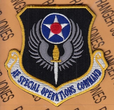 USAF Air Force Special Operations Command AFSOC ~3.5'' patch c/e LG