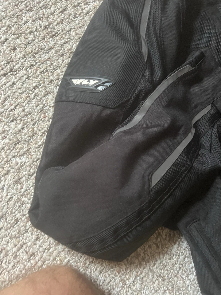 Chaqueta de moto para mujer FLY RACING Coolpro de malla negra talla 3XL Foto 4 de 4