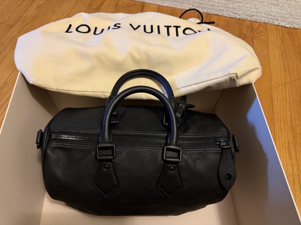 Louis Vuitton Monogram Speedy P9 Bandoulière 30 Ultra Black