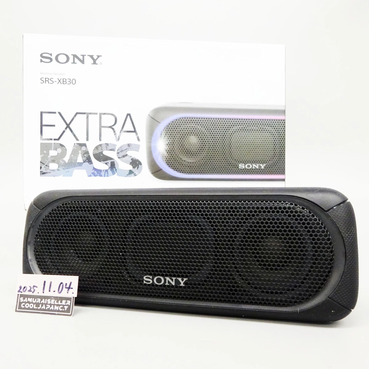 SONY ワイヤレススピーカー　黒　SRS-XB30 Sony SRS-XB30 Portable Speaker System Black Very Good | eBay