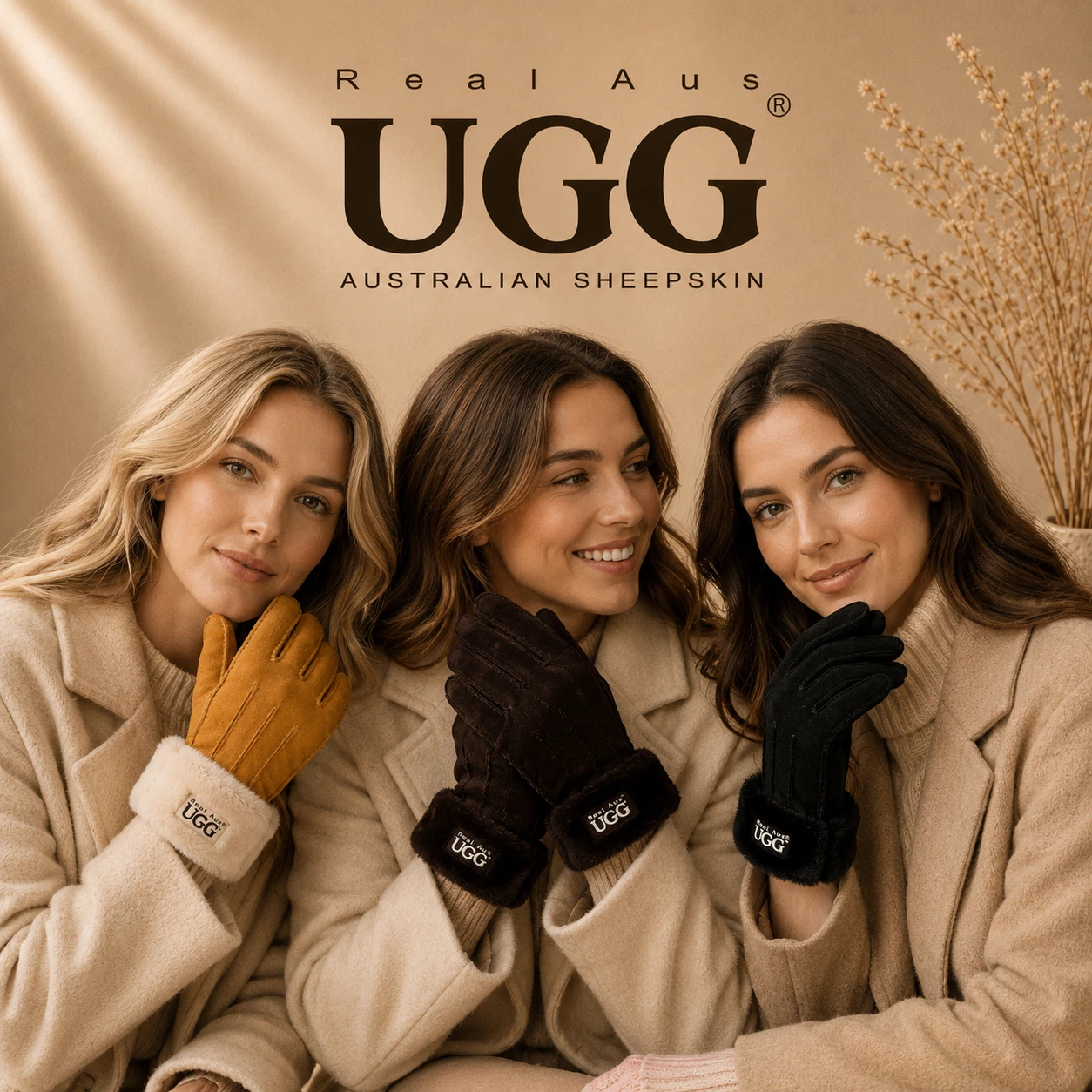 Women's Sheepskin Gloves image 3