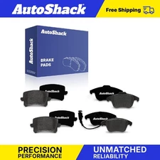 Front Rear Ceramic Brake Pad Set for 2015 Audi Q3 2012-2017 Volkswagen Tiguan