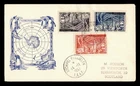 DR WHO 1957 FRENCH ANTARCTIC FSAT FDC? COMBO TO SCOTLAND R67065