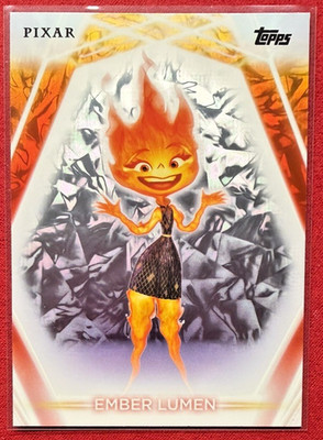 2026 Topps Disney Neon Elemental Ember Lumen Snow Caps Parallel #181