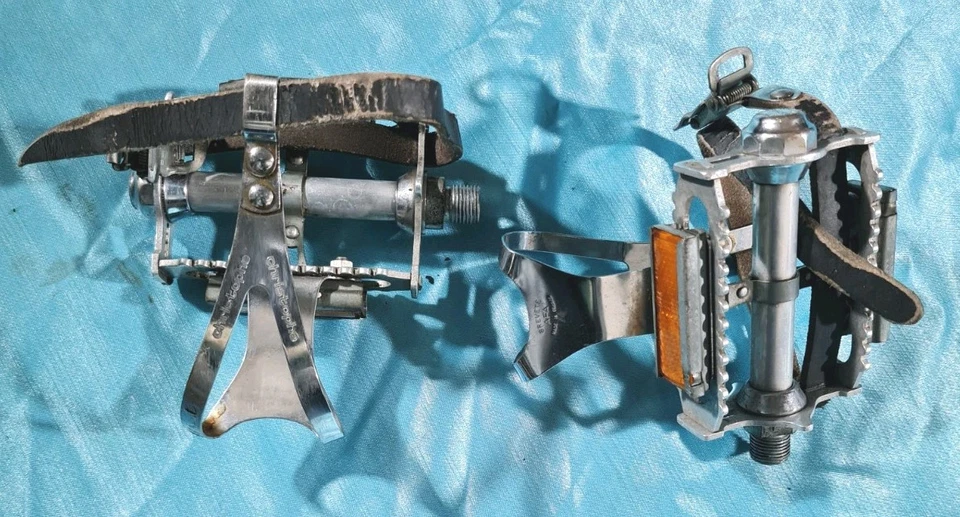 Lyotard Pedale Mit Brevete Afa Christophe Leder Chrom Riemen