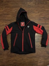 Rossignol Ski Jacket Bk/Red Full Zip Hooded Snowboarding Outdoor Kids Boys Sz 12