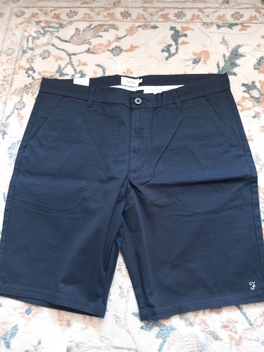 Farah Bassett Chino Shorts W 36 Navy Blue BNWT - Picture 5 of 8