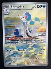 Pokemon Primarina 088/084 Pitch Black Illustrazione Rara NM 2026 Carta TCG Acqua