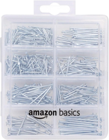 Amazon Basics Nagel-Set, Mit Senkkopf-NäGeln, Drahtstiften, GewöHnlichen NäGeln,