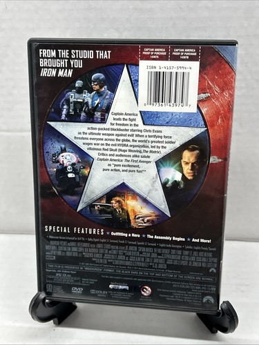 Captain America-The First Avenger (DVD, 2011) - Picture 2 of 2