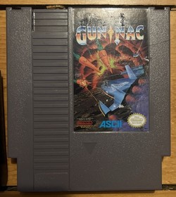 Gun Nac (Nintendo NES, 1991) Authentic Game Cartridge W/ Manual READ!