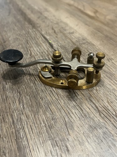 Vintage Antique EF Johnson Morse Code 590 Key Telegraph ham radio