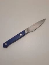 Misen Precision Paring Knife 3.5" Stainless Steel Ultra-Sharp Blue Handle
