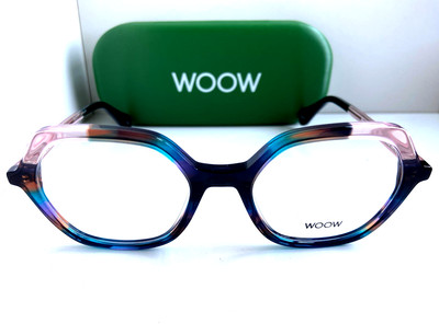 WOOW Paris Show Up 2 3602 52mm Green Round Men's Women's Eyeglasses Frame France