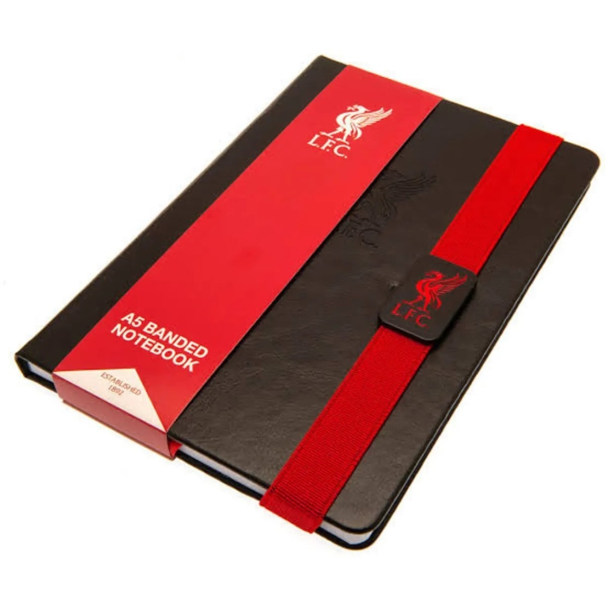 Liverpool Fc Liverpool Banded A5 Premium Leather Look Notebook - Image 2