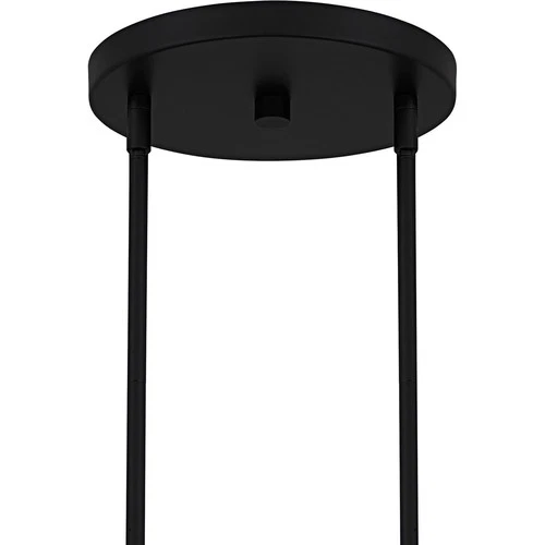 Matte Black  Chandelier from the Viscount Collection - Picture 6 of 6