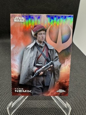 2025 Topps Chrome Star Wars - Karis Nemik Refractor #68