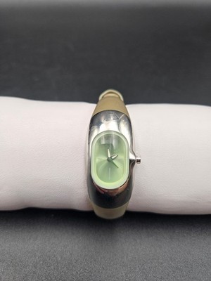Nike Watch Imara Spin WR0102 Olive Green Dial Stainless Steel 50M Works Y2K