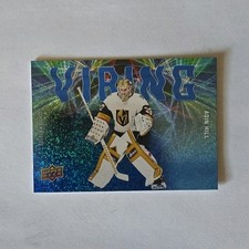 Upper Deck 2025-26 Series 2 Vibing Speckle Adin Hill Golden Knights VB-3 Card