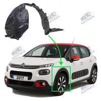 Radlauf StoßStange Locaro Vorne Links FüR Citroen C3 Ab 2016