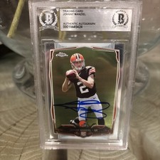 Johnny Manziel Autographs Kickstarting 2014 Football Card Season 19