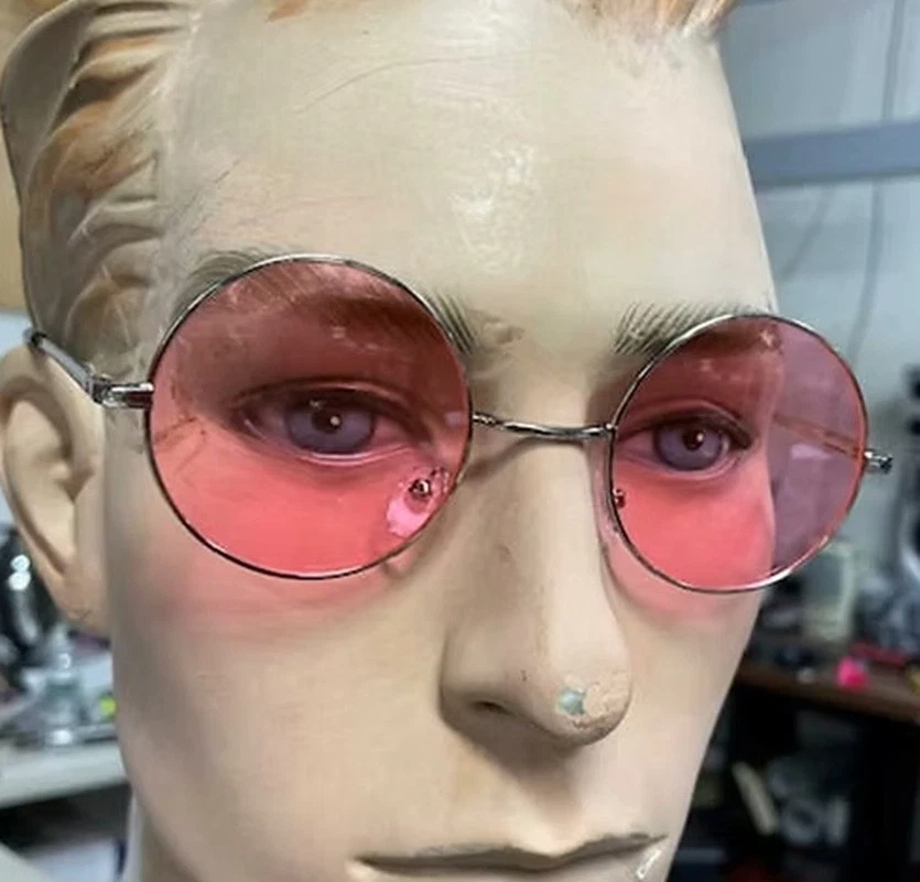 Gafas Hippie John Lennon - Años 60 70 - Accesorio de Disfraz - Talla Única - 6 Colores Foto 3 de 3