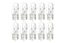 Eurowagens W5W Bulb x10 Halogen 12V Rear Light Clear W2.1x9.5d