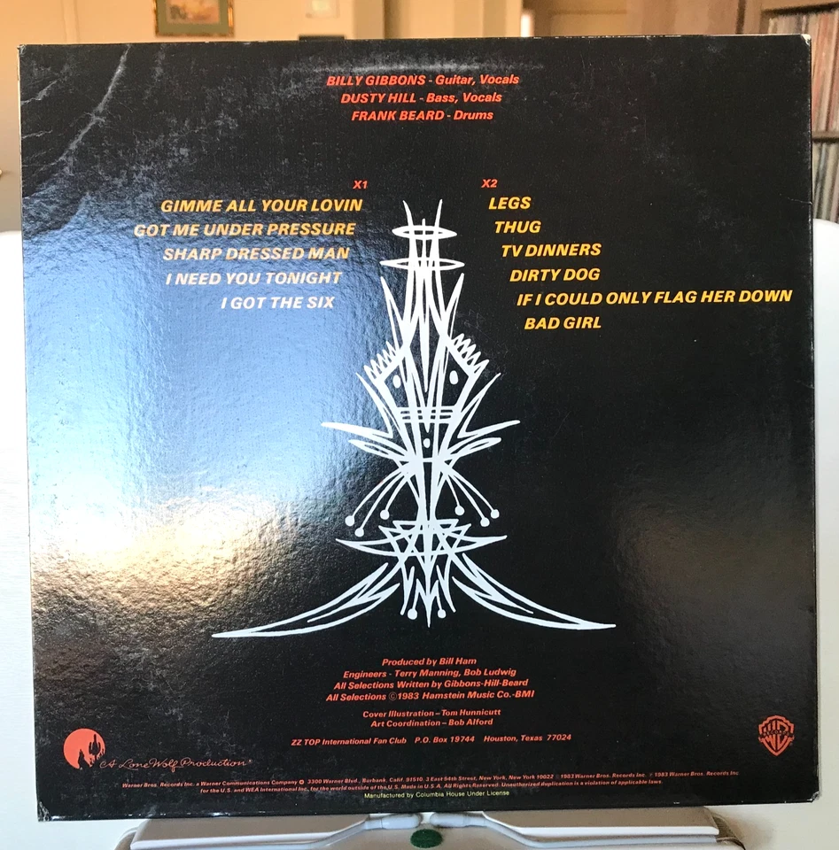 Cleaned & Tested - ZZ Top - Eliminator - 1983 Blues & Hard Rock LP Foto 2 de 4