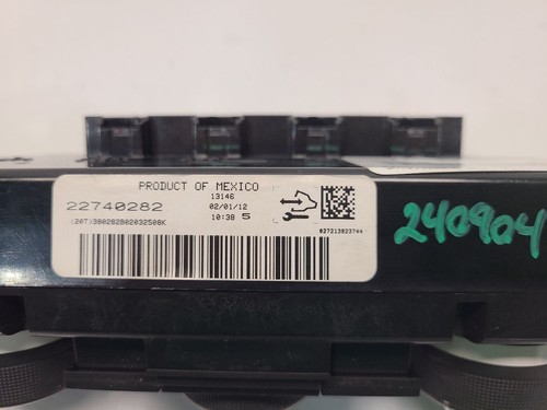 2012-15 Chevrolet Captiva Sport Temperature Control - Auto (C68) W/O Heat Seats - Picture 7 of 14