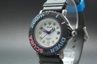 Vintage 1989 [Exc+4] SEIKO Scuba Diver 5H25-6A1B Men's Quartz Watch From JAPAN