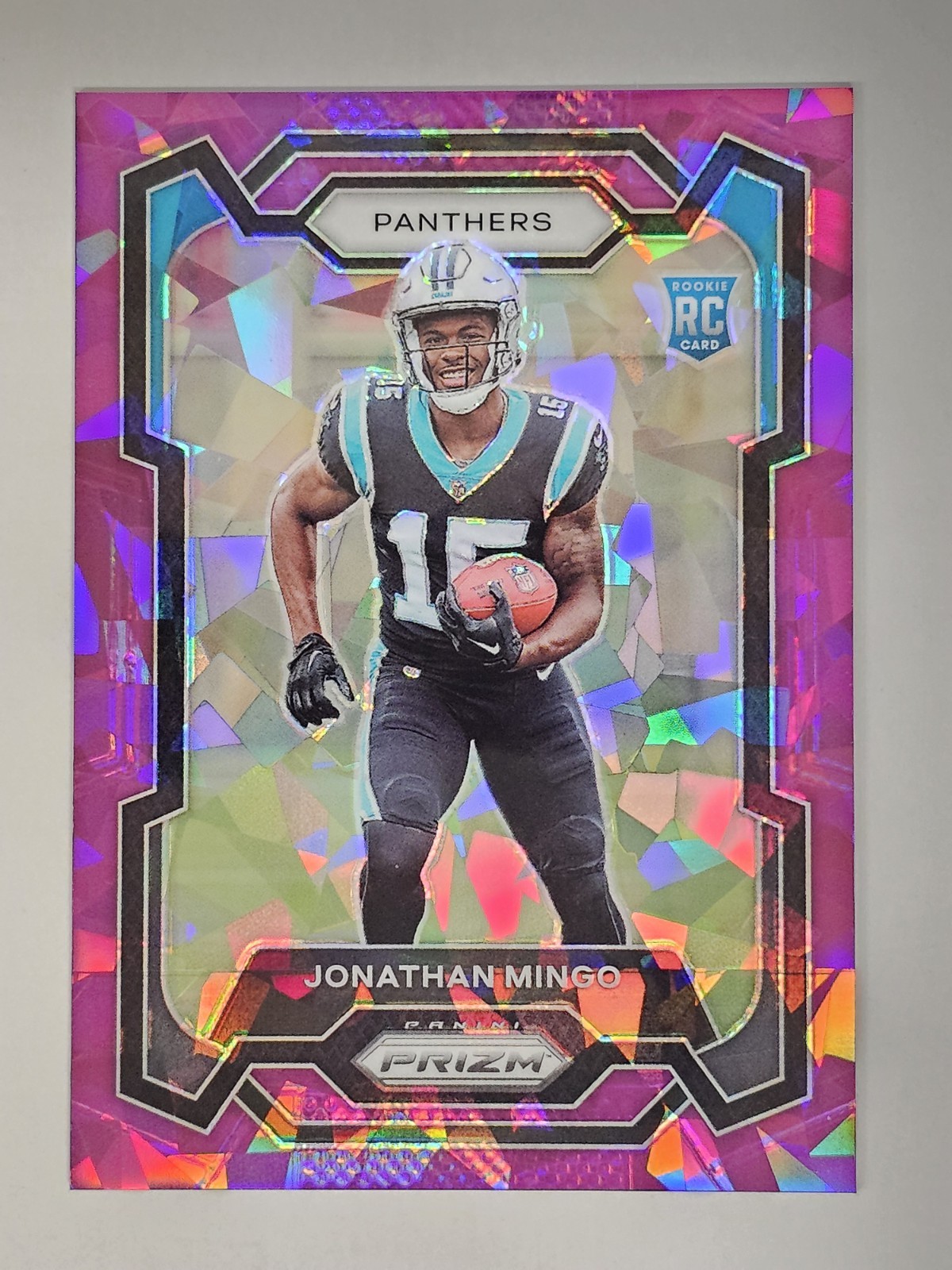 Jonathan Mingo 56/225 2023 Panini Prizm Purple Ice #312 Rookie RC