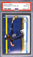 2019 TOPPS #410 FERNANDO TATIS JR. ROOKIE RC PSA 10