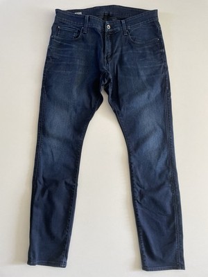 G-Star Raw Revend Skinny Jeans Men W33 L32 Blue Denim Pants Label W34 Fits W33