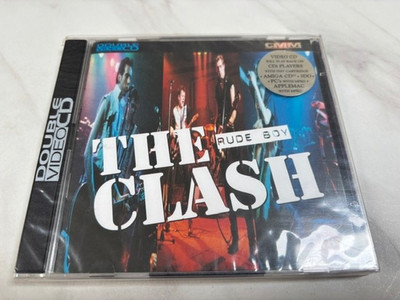 THE CLASH RUDE BOY VIDEO CD. CASTLE DOUBLE DISC. 1995. FACTORY SEALED.